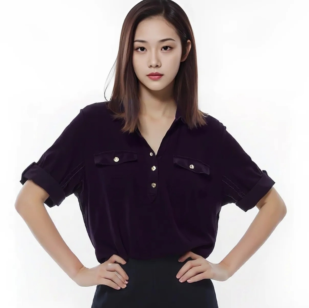 Croft & Barrow Purple Top
